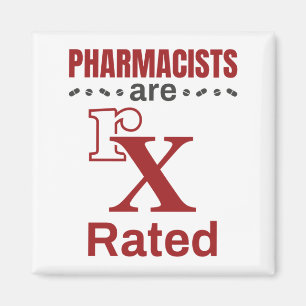 Aimant Drôle Pharmaciens Les pharmaciens sont classés rX