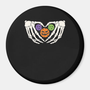 Aimant Drôle Pickle Halloween Squelette Mains Coeur Pumpk