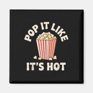 Aimant Drôle Popcorn Art Pour Hommes Femmes Pop Corn Popc