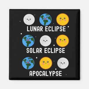 Aimant Drôle pour éclipse solaire 04 08 24