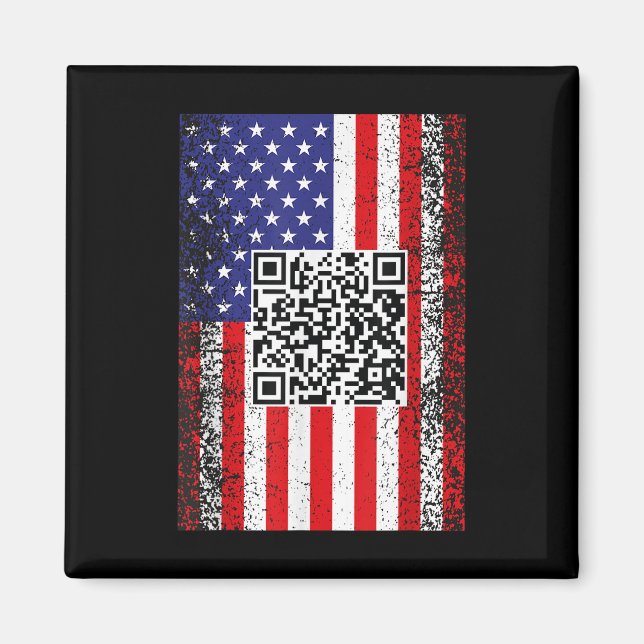 Aimant Drôle président Qr Trump Code Danse (Devant)