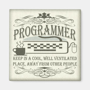 Aimant Drôle Programmeur