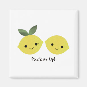Aimant Drôle Pucker Up Lemons