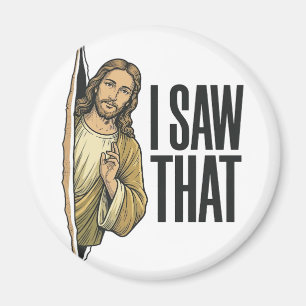 Aimant Drôle Religieux J'ai Vu Ça Vintage