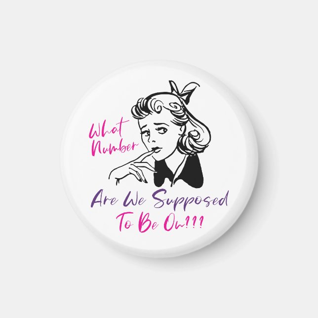 Aimant Drôle Retro Bunco Player (Devant)