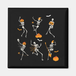 Aimant Drôle Skeletons Danse Défi Halloween