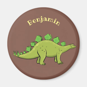 Aimant Drôle stegosaurus dinosaure dessin animé
