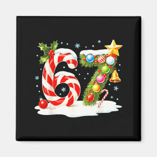 Aimant Drôle Sympa Vilain 6 7 Noël 67 Mème Xmas Garçons