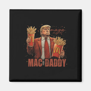 Aimant Drôle Trump Mcdon 2024 Fast Food Mac Daddy Hamburg