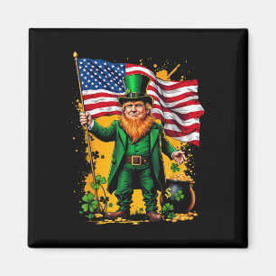 Aimant Drôle Trump Paddys Back 45 47 Jour de la Saint Pat