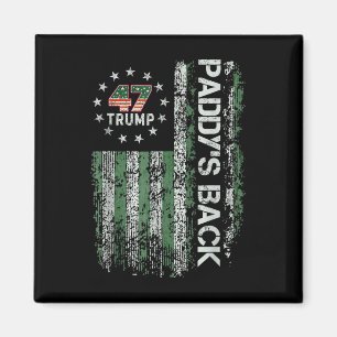 Aimant Drôle Trump Paddys Back 45 47 Jour de la Saint Pat
