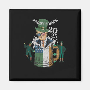 Aimant Drôle Trump Paddy's Back St. Patrick Day Funny Gif