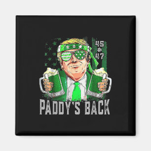 Aimant Drôle Trump Paddys Retour 45 47 Jour de la Saint-P