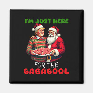 Aimant Drôle Trump Père Noël Noël Je suis juste ici pour 