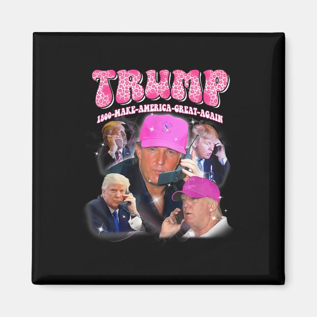 Aimant Drôle Trump rose me manque pourtant Trump 2024 pre (Devant)
