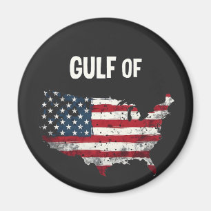 Aimant Drôle Trump USA Carte Drapeau