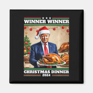 Aimant Drôle Trump vainqueur du dîner de Noël