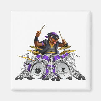 Aimant Drummer Rockin Rottie