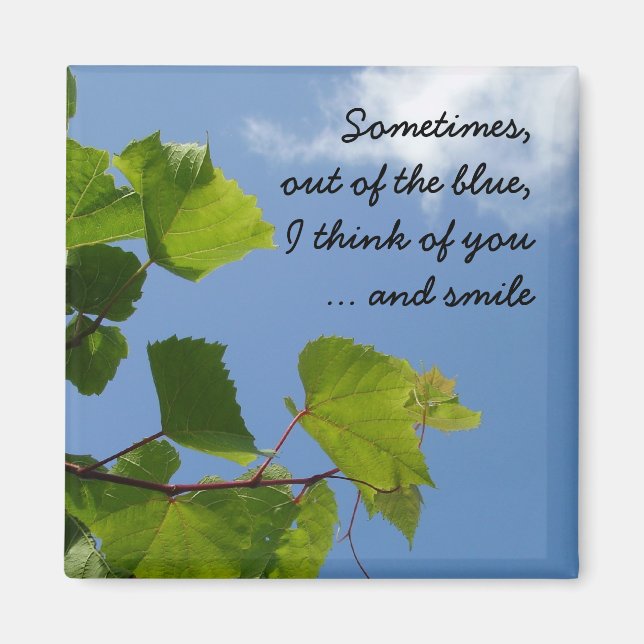 Aimant Du bleu (Devant)