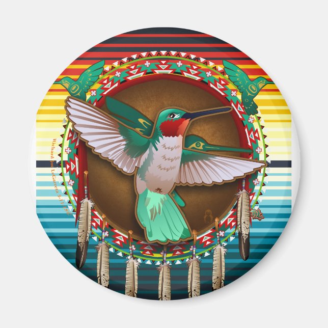 Aimant du Bouclier des colibris (Devant)