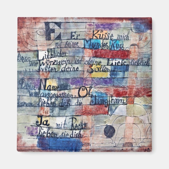 Aimant Du chant des chansons, Klee (Devant)