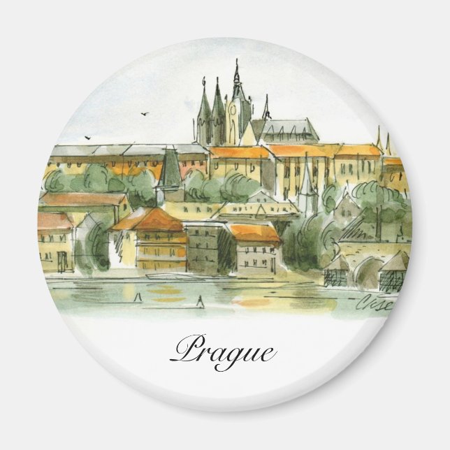 Aimant du château de Prague (Devant)