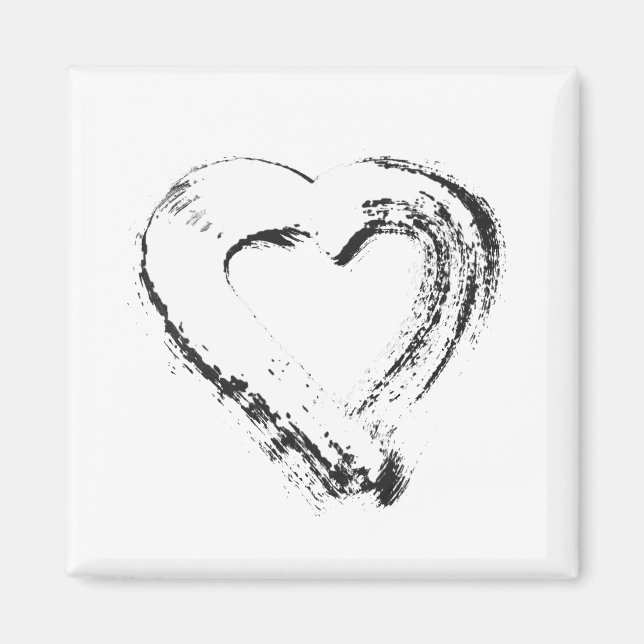 Aimant du coeur de neige (Devant)