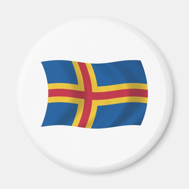 Aimant du drapeau d'Aland (Devant)