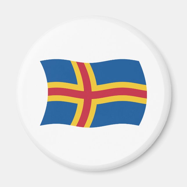 Aimant du drapeau d'Aland (Devant)