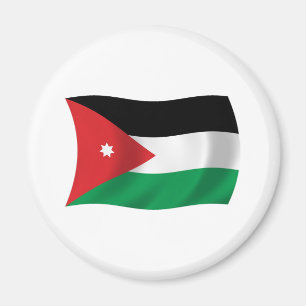 Aimant du drapeau de la Jordanie