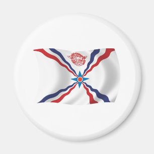 Aimant du drapeau de la nation assyrienne