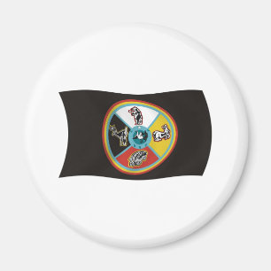Aimant du drapeau de la tribu de Sault Ste. Marie