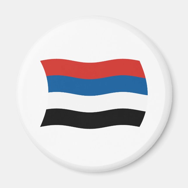 Aimant du drapeau des peuples autochtones de Colom (Devant)