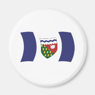Aimant du drapeau des Territoires du Nord-Ouest