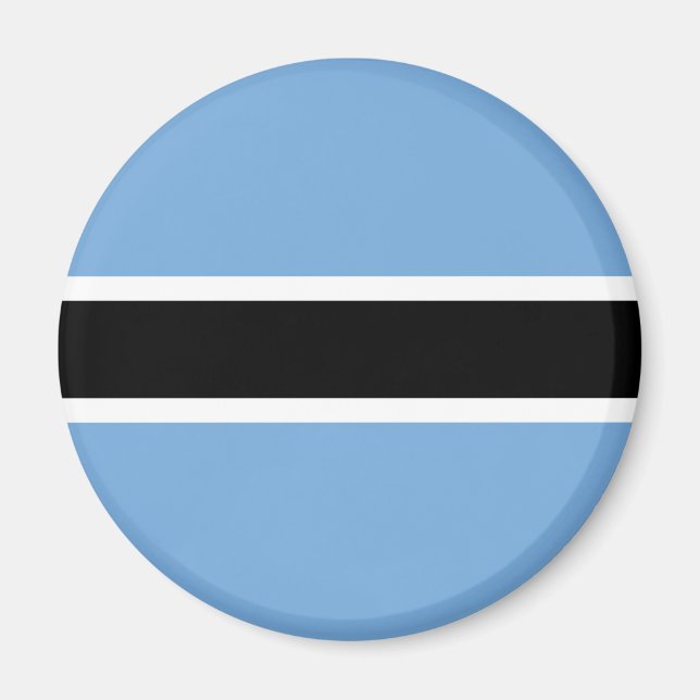 Aimant du drapeau du Botswana (Devant)
