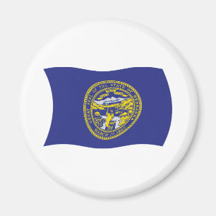 Aimant du drapeau du Nebraska