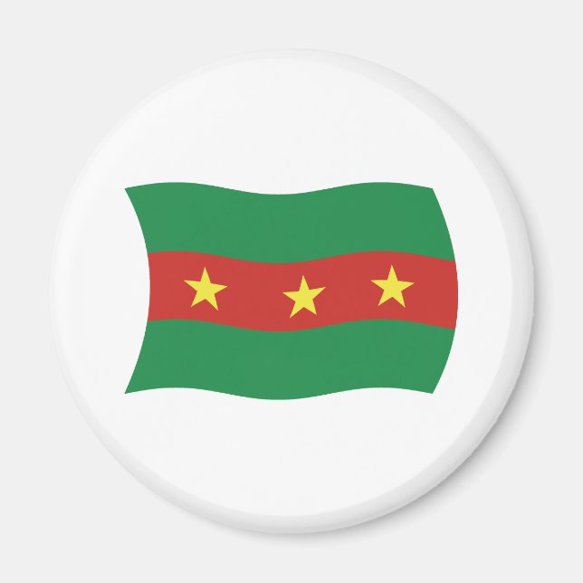 Aimant du drapeau du peuple Ewe (Devant)