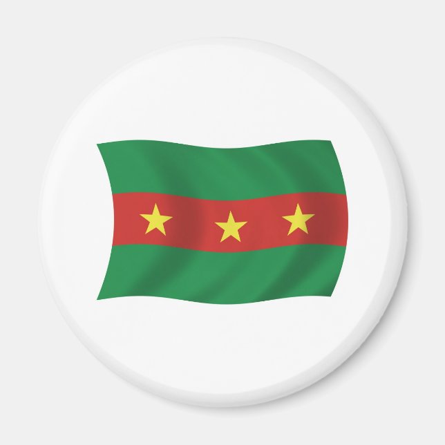 Aimant du drapeau du peuple Ewe (Devant)