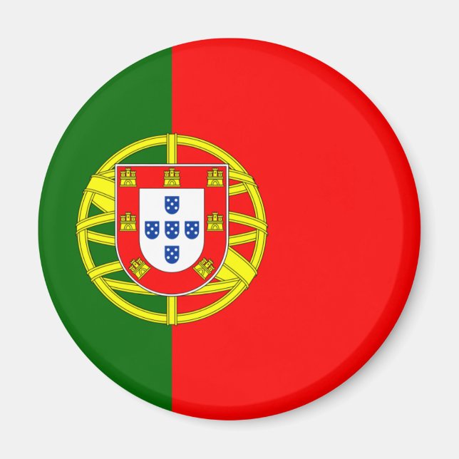 Aimant du drapeau du Portugal (Devant)