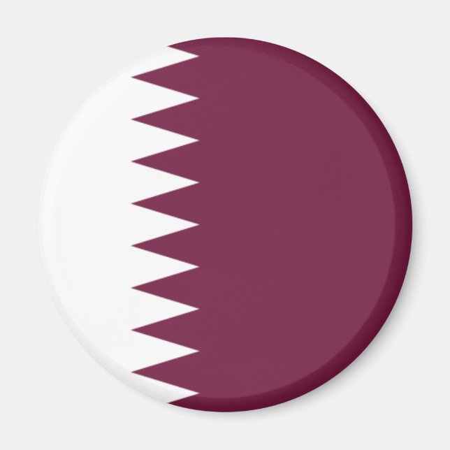 Aimant du drapeau du Qatar (Devant)