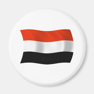 Aimant du drapeau du Yémen