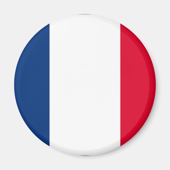 Aimant du drapeau français (Devant)