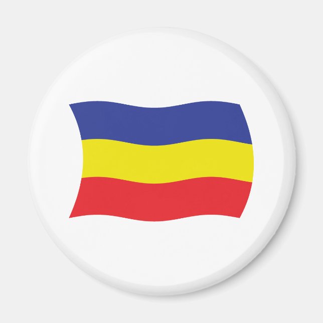 Aimant du drapeau khmer Kampuchea Krom (Devant)