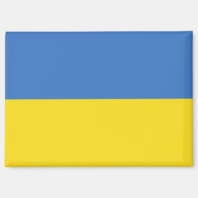 aimant du drapeau ukrainien (Recto)