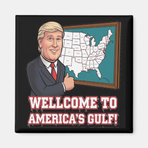 Aimant Du Golfe De Wellcome Des États-Unis D'Amérique