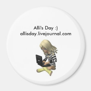 Aimant du jour d'Alli