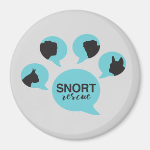 Aimant du logo de la patte SNORT