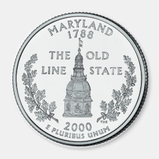 Aimant du Maryland State Quarter 2000
