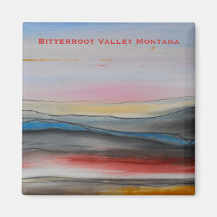 Aimant du Montana de vallée de Bitterroot