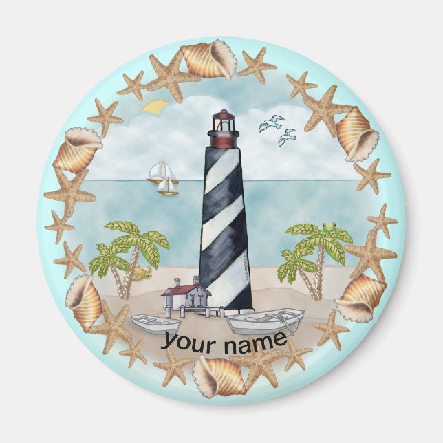 Aimant du phare de Florida Shells (Devant)